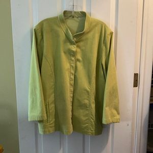 Sz XL sage green lightweight jacket from Eileen Fisher
